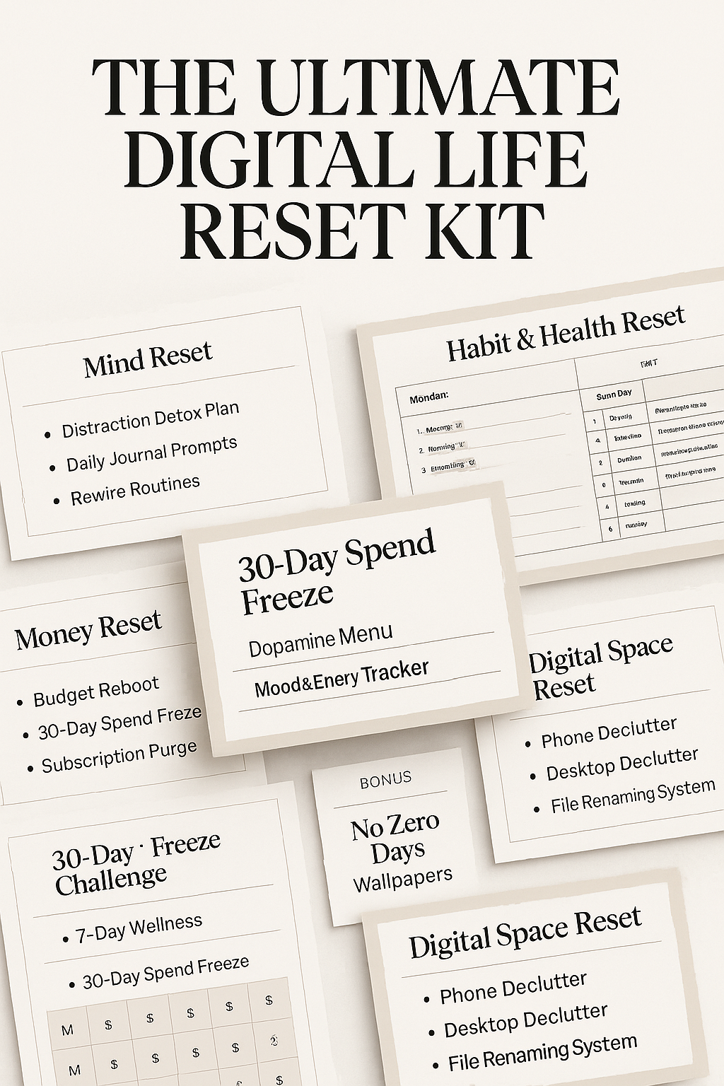 The Ultimate Digital Life Reset Kit